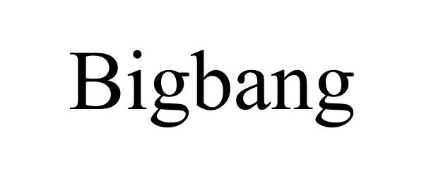 Trademark Logo BIGBANG