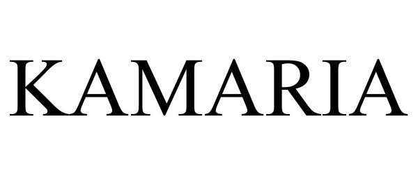 Trademark Logo KAMARIA