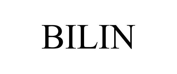 Trademark Logo BILIN