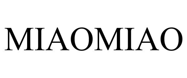 Trademark Logo MIAOMIAO