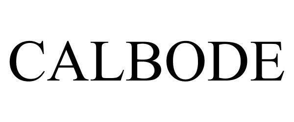 Trademark Logo CALBODE
