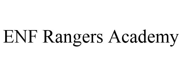 Trademark Logo ENF RANGERS ACADEMY