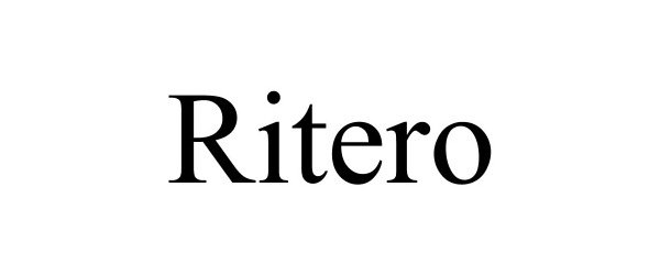 Trademark Logo RITERO