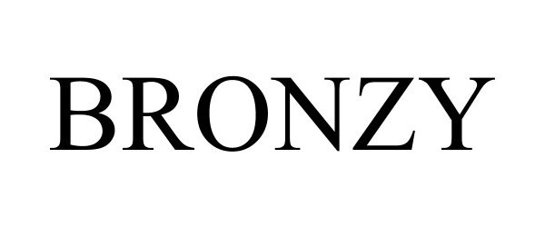 Trademark Logo BRONZY