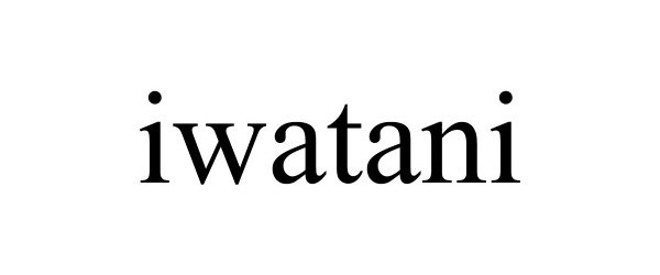 Trademark Logo IWATANI