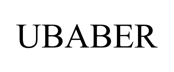 Trademark Logo UBABER