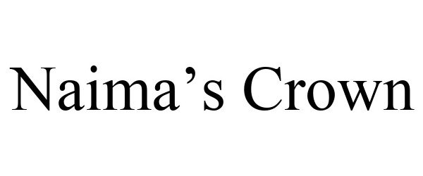 Trademark Logo NAIMA'S CROWN