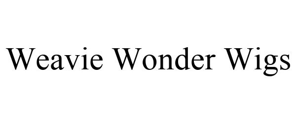 Trademark Logo WEAVIE WONDER WIGS