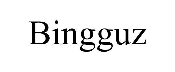 Trademark Logo BINGGUZ