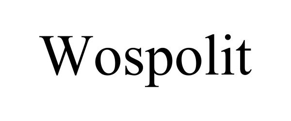 Trademark Logo WOSPOLIT