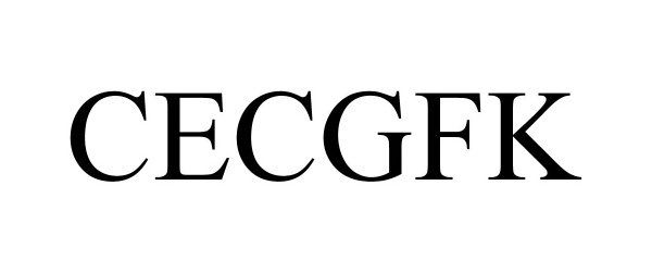 Trademark Logo CECGFK
