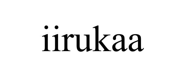 Trademark Logo IIRUKAA