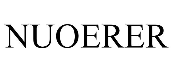 Trademark Logo NUOERER
