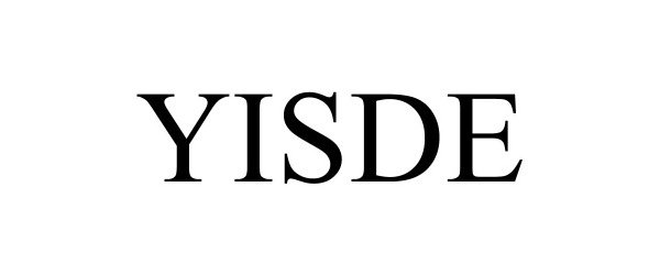 Trademark Logo YISDE