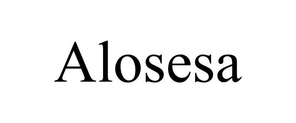 Trademark Logo ALOSESA