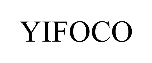 Trademark Logo YIFOCO