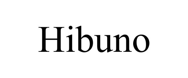 Trademark Logo HIBUNO