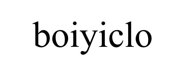 Trademark Logo BOIYICLO