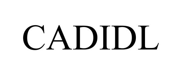 Trademark Logo CADIDL