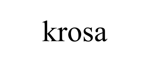 Trademark Logo KROSA