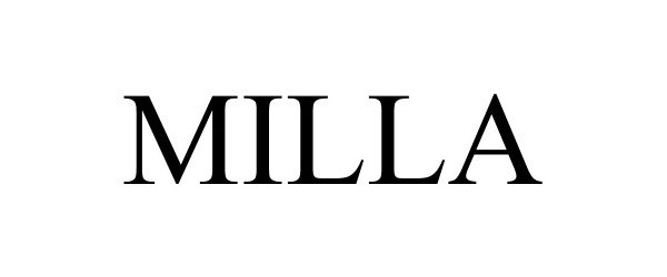 Trademark Logo MILLA