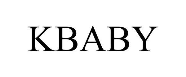 Trademark Logo KBABY