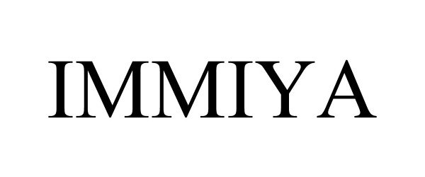 Trademark Logo IMMIYA