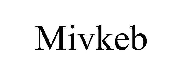 Trademark Logo MIVKEB