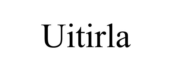 Trademark Logo UITIRLA