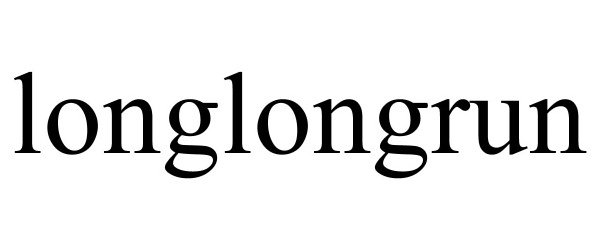 Trademark Logo LONGLONGRUN
