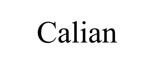Trademark Logo CALIAN