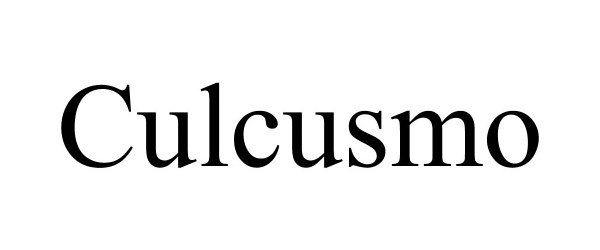 Trademark Logo CULCUSMO