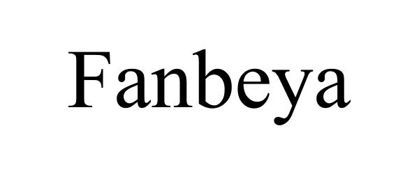 Trademark Logo FANBEYA