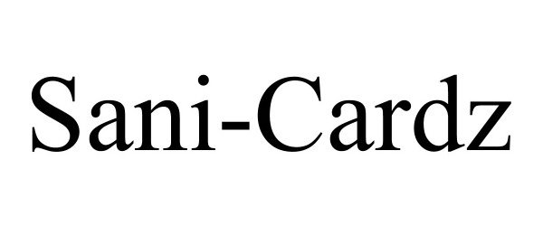 Trademark Logo SANI-CARDZ