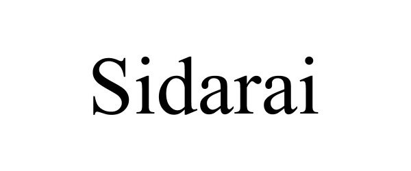 Trademark Logo SIDARAI