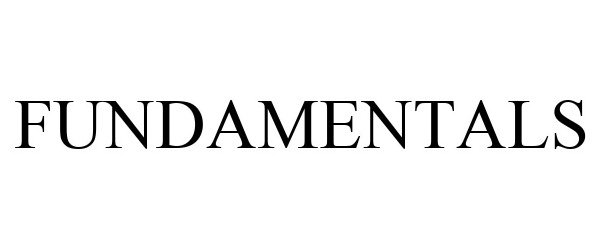 Trademark Logo FUNDAMENTALS