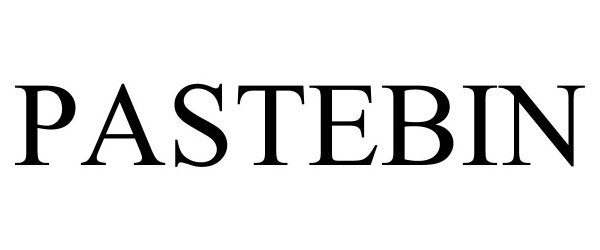 Trademark Logo PASTEBIN