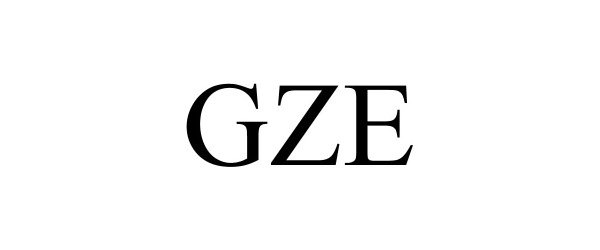 Trademark Logo GZE
