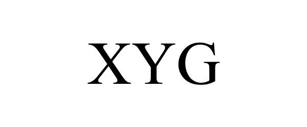 Trademark Logo XYG
