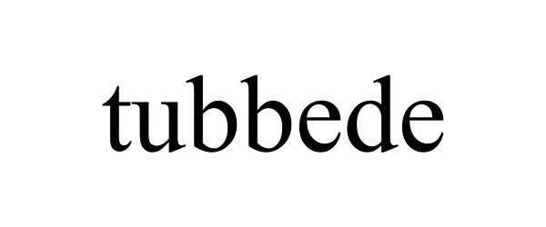 Trademark Logo TUBBEDE