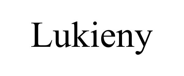 Trademark Logo LUKIENY