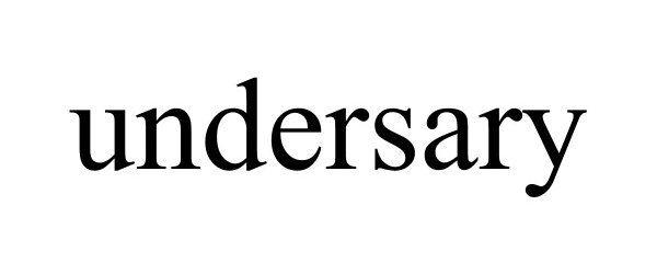 Trademark Logo UNDERSARY