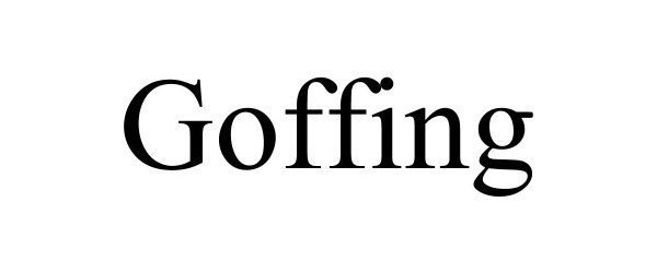 Trademark Logo GOFFING