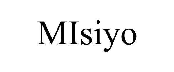 Trademark Logo MISIYO