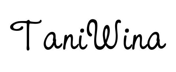Trademark Logo TANIWINA