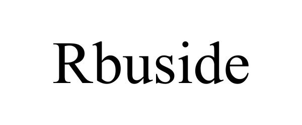 Trademark Logo RBUSIDE