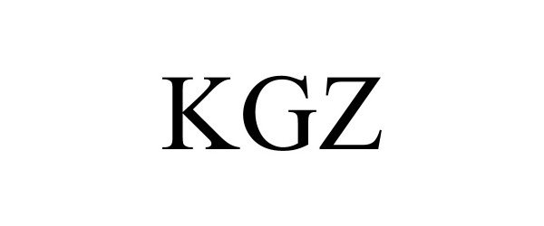 Trademark Logo KGZ