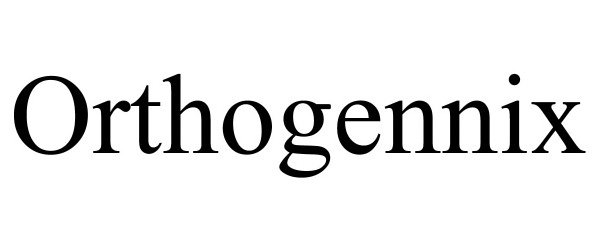 Trademark Logo ORTHOGENNIX