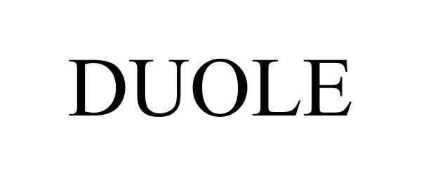 Trademark Logo DUOLE