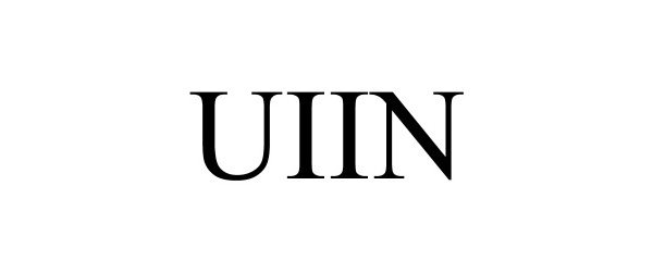 Trademark Logo UIIN